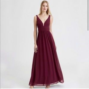 LuLu’s Leading Role Burgundy Maxi Dress